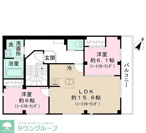 メゾン・ド・コールの物件間取画像